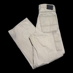 UnionBay Straight Leg‎ Stained Tan/Khaki Carpenter Pants Mens 30x32 (Fits 30x30)